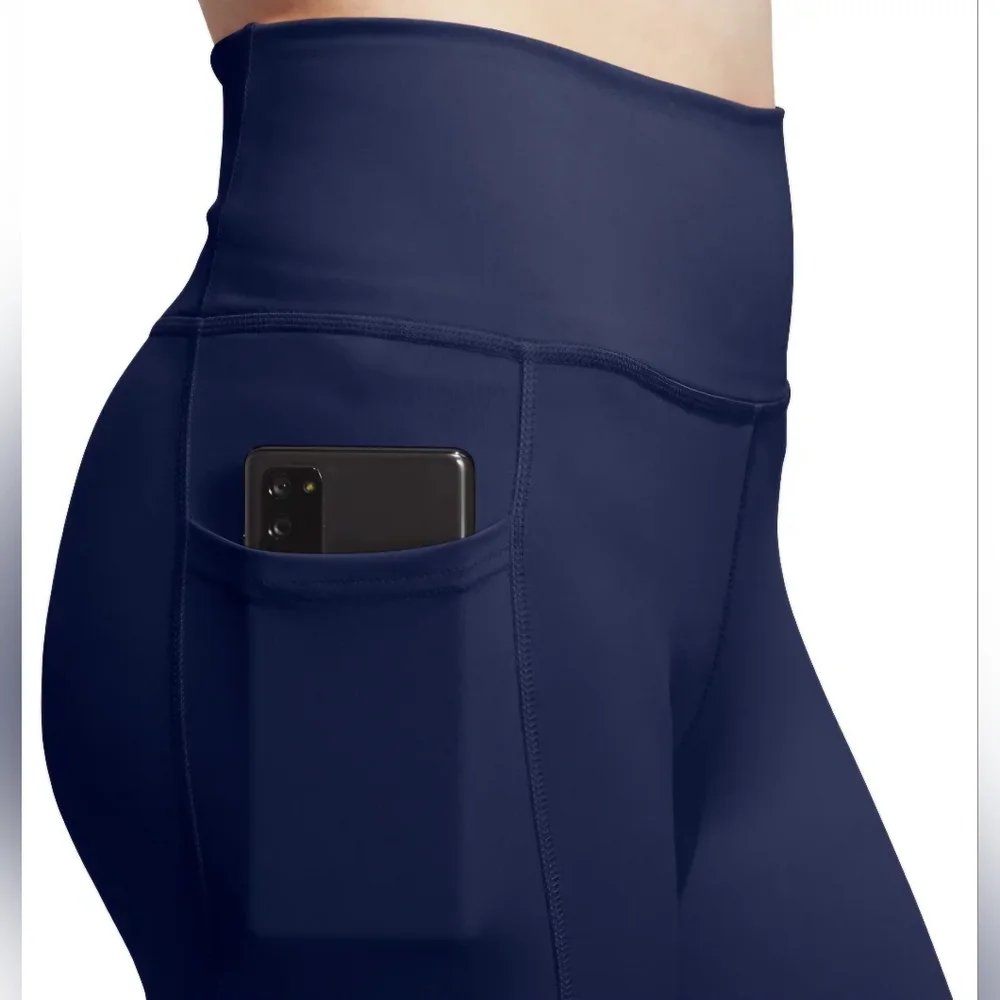 NEW! Adidas Dark Blue 7/8 Leggings Size S